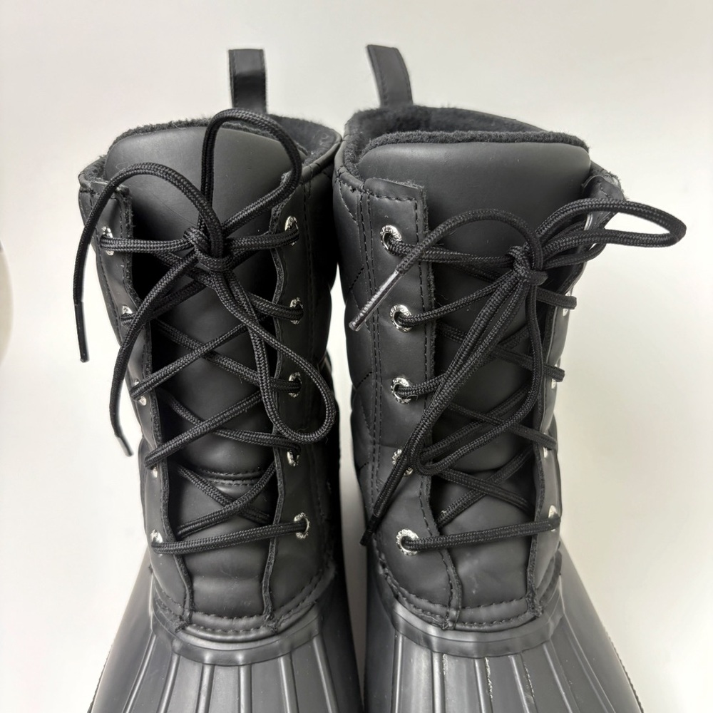 Sperry Topsider Gosling Quilted Duck Boot Waterproof Black - Picture 4 of 11